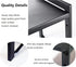 Expandable Cabinet Shelf Organizer, Stackable Kitchen Counter Shelf Rack 16~26", 22LBS Sink Shelf Riser in Black