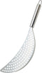 KitchenCraft Stainless Steel Half-Moon Pan Strainer, Silver