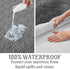 Waterproof Mattress Protector, Twin Size Mattress Pad with Deep Pocket, Soft & Breathable Dirt-Proof Cover (Gray)