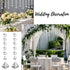 KESOCORAY 50 Pack Hanging Crystals - Clear Acrylic Prisms Pendant Ornaments for Christmas Tree, Centerpieces