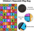 VICIKOIA 31x47 Kid Hopscotch Play Rug, ABC Alphabet Number Educational Carpet, Playroom Classroom Mat Non-Slip Washable