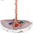Jovivi Natural 7 Chakra Healing Crystals Tree on Agate Slice Base, Healing Stones Gem Money Tree for Feng Shui Home