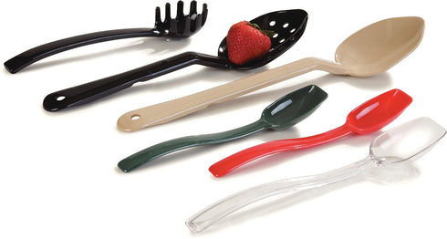 Carlisle FoodService Products High Heat Solid Spoon, 13", Black