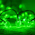 Dazzle Bright 2 Pack 50 LED St. Patrick's Day Shamrock String Light,