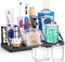 Toothbrush Holders Set with 2 Pack Qtip Holder Dispenser, Kids Electric Toothbrush