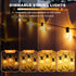 26FT 12+1 Bulbs, Dimmable LAMPHOME LED Outdoor String Lights, Warm White Patio Lights with Edison Shatterproof UL
