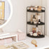 Counter 3 Countertop Fixwal Corner Bathroom Organizer, Tier Rustic Bathroom Organizer, Wood Storage Tray for Vanity