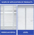 20 Pcs Blind Repair Tabs - Horizontal Blinds Replacement Slats, Mini Blind Slat Repair Kit for Horizontal Blinds