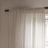 BCLBUSTE 84 Inch 2 52" 84" Boho Curtains Semi-Blackout Panels for Living Room, Linen Tassels Farmhouse Curtains