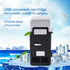 TOPINCN Mini USB Refrigerator Cooler and Heater for Beverage Drink Cans, Office Desktop, Hotel, Home, Car (Black)