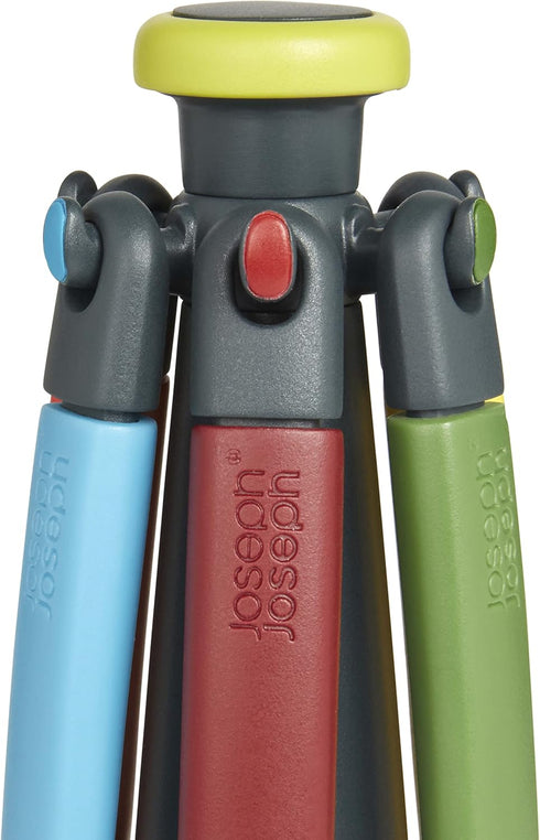 Casdon Joseph Joseph Elevate Colourful Kitchen Utensil Set for Children Aged 3 Years & Up with Rotating Stand