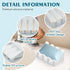 2) Silicone Soap Dish for Bar Soap Holder for Shower Bathroom Self Draining Waterfall Drying Tray Keep Soap Bars Dry