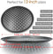 Handook Nonstick Pizza Pan for Oven, Carbon Steel Pizza Baking Pan with Holes, 12 Inch