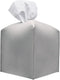 Carrotez Modern PU Leather Square Tissue Box Cover - Decorative Organizer for Bathroom Vanity, Night Stands, Office
