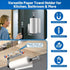 HUAFA Magnetic Paper Towel Holder for Fridge, One Hand Paper Towel Holder with Damping Effect Toilet Paper Roll Holder