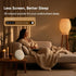 HOUSBAY Alarm Clock Sound Machine with Bluetooth Speaker - Room-Filling Sound, White Noise for Sleeping & Adult, Gentle