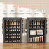 7 35-40 8 Closet, VTRIN Shoe Rack with Cover, Tier Shoe Organizer Storage for Pairs Shoes and Boots Large Capacity Tall