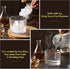 Set 4, Hammer 1 1 4 Set 6 DUJUST Japanese Sake for Glass Pattern in Golden Trim, Crystal Clear Sake Bottle, Sake Tank