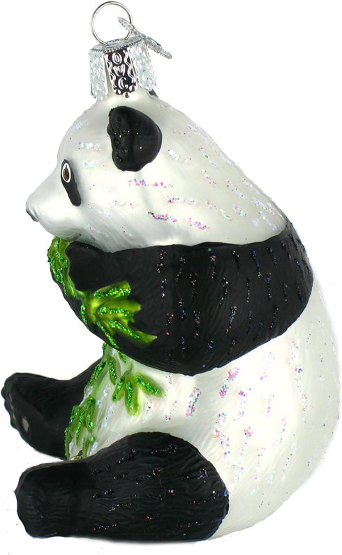 Old World Christmas Ornaments, Panda Glass Blown Ornaments for Christmas Tree