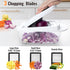 8 All-in-1 Blade Vegetable Chopper Mandoline Slicer with Container, Food Chopper, Onion Chopper, Veggie Cutter