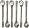 Maydahui 6PCS Cat Paw Spoon, 5.8 Inch Hollow Out Coffee Spoons, 18/10 Stainless Steel for Dessert, Ice Cream