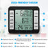 (New Version) AMIR Refrigerator Thermometer, Wireless Indoor Outdoor Thermometer, Sensor Temperature Monitor with Audible Alarm Temperature Gauge for Freezer Kitchen Home (Battery not Included)