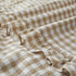 2 20x36 Inch, KKJIAF Pcs Plaid Ruffle Pillow Case King Size, Ruffled Gingham Cotton Pillowcases Linen Feel Plaid Bed