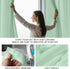 Oakias Green Sheer Curtains, 2 Panels Set 54" W x 84" L, 84 Inches Long Rod Pocket Voile Curtains for Living Room &