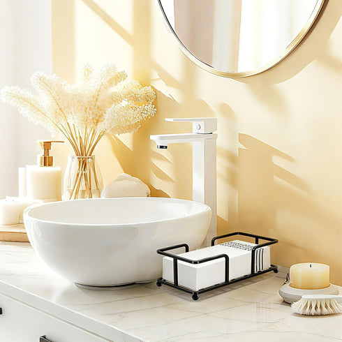 zizouoe Paper Towel Holder Bathroom Guest Towel Holder Tray for Bathroom Napkin Holder Guest Towels Disposable Bathroom