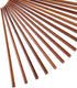 Wooden Chopsticks, 10 Pairs Reusable Dishwasher Safe, Handmade Iron Wood, Natural Healthy for Cooking, Eating,