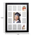 Kate & Milo School Days Frame, Holds 13 Photos K-12, Multi Photo Frames Collage for Graduation Party Decorations