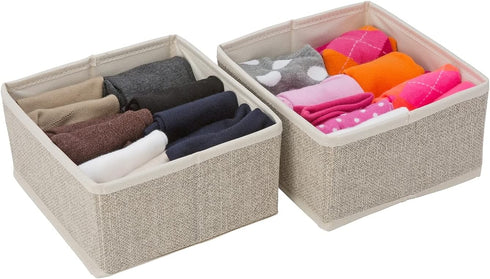 Simplify Nedium Drawer Organizer, Faux Jute (25513-FEJ)