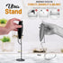Zulay Kitchen Ultra Frother Stand for Milk Frothers - Heavy Duty Premium Holder for Multiple Handheld Frothers (Black)