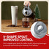 Cold Brew Coffee Maker, 64oz, V-shaped Lid, BPA Free, Sturdy Cold Brew Pitcher
