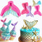 JeVenis 3D Big Mermaid Tail Mold, Silicone Fondant Mold for Cake Decoration and Chocolate Candy Mold