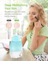 24dB Light,0.5 MegaWise Desktop Cool Mist Humidifiers for Bedroom, Ultrasonic Air Vaporize, Colorful Night Gal