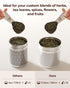 2 Pack 304 Reinmoson Extra Large Tea Infuser for Loose Tea & Spice Infuser for Cooking, Extra Fine Mesh Large Tea