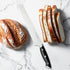 WICKWILLOW 10 Inch X50CrMoV15 Bread Knife German Steel Serrated Knife for Homemade Bread, Sourdough & Artisan Loaves
