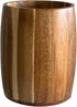 Bamboo Kitchen Counter Utensil Crock Holder - Oval Acacia 6" x 4 1/2"