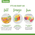 Tovolo Popsicle Molds with Sticks, 5-Pack Classic Reusable Ice Pop Molds for Homemade Snacks