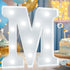 Pooqla LED Marquee Letter Lights, Warm White and Cool White Decorative Lighted