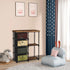 Small Fabric Dresser with 2-Tier Side Shelf, 4 Drawers Storage Units for Bedroom, Hallway Entryway Storage Cabinet