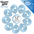 12 Inch 36 Treasures Gifted Metallic Light Blue Balloons - Baby Blue Balloons, Pastel Blue Balloons - Pastel Latex