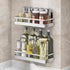 kaileyouxiangongsi SUS304 Stainless steel Wall Mount Spice Rack Storage Basket - Seasoning Container, Kitchen Spice
