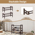 Closet, 4-Tier) Haddockway Bamboo Shoe Rack for Free Standing Shoe Organizer with Smooth Round Rods & Convenient