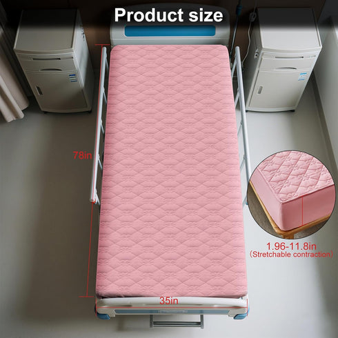 VOPHIA 36" 80" 9" Waterproof Hospital Mattress Cover Protector Bed Sheet x x Hospital Grade Incontinence Protection