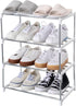 Jucaifu Stackable Small Shoe Rack, Entryway, Hallway and Closet Space Saving Storage