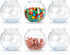 Fish Bowls for Drinks - 6 Pack - 16 Oz BPA-Free Small Plastic Ivy Bowls for Crafts, Mini Fish Bowls, Candy Dishes