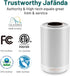 Jafanda Air Purifiers for Home Bedroom, H13 True HEPA Coverage 450 sqft, 23 dB Air Cleaner