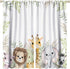SGLyuliang Nursery Curtains Jungle Safari Theme with Giraffe Print, Kids Room Classroom Decor,